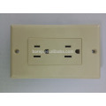 NEMA Standard almond and white wall socket cover YGC-009